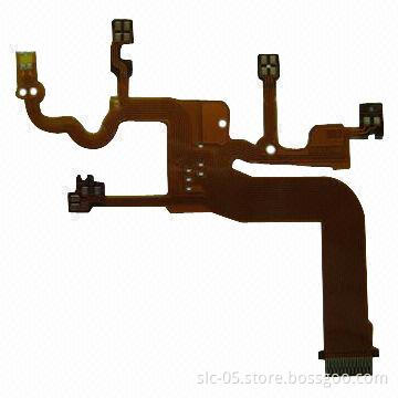 Single-sided Flexible PCBs, Chemistry Tin Surface and Green Solder Mask for Camera